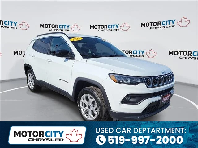 2025 Jeep Compass North, used, at Motor City Chrysler Windsor