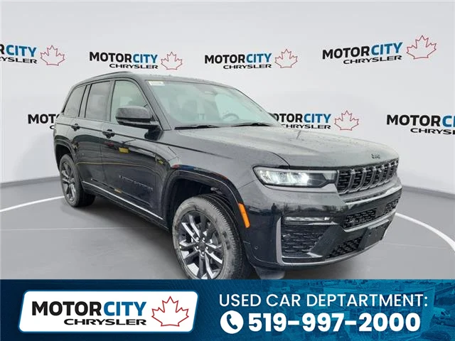 2026 Jeep Grand Cherokee Base, demo, at Motor City Chrysler Windsor