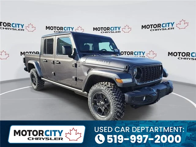 2026 Jeep Gladiator Sport S, demo, at Motor City Chrysler Windsor
